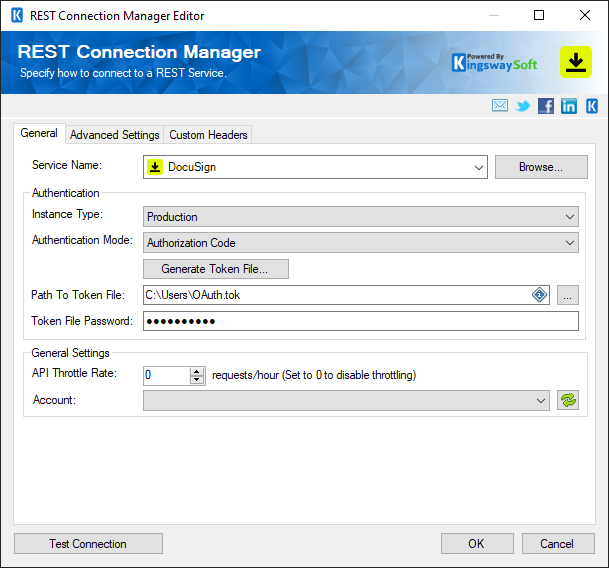 DocuSign Connection Manager